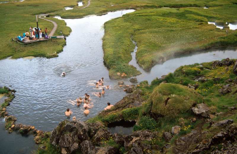 An Icelandair Buddy can share tips for relaxing in a geothermal pool. u00e2u20acu2022 AFP pic