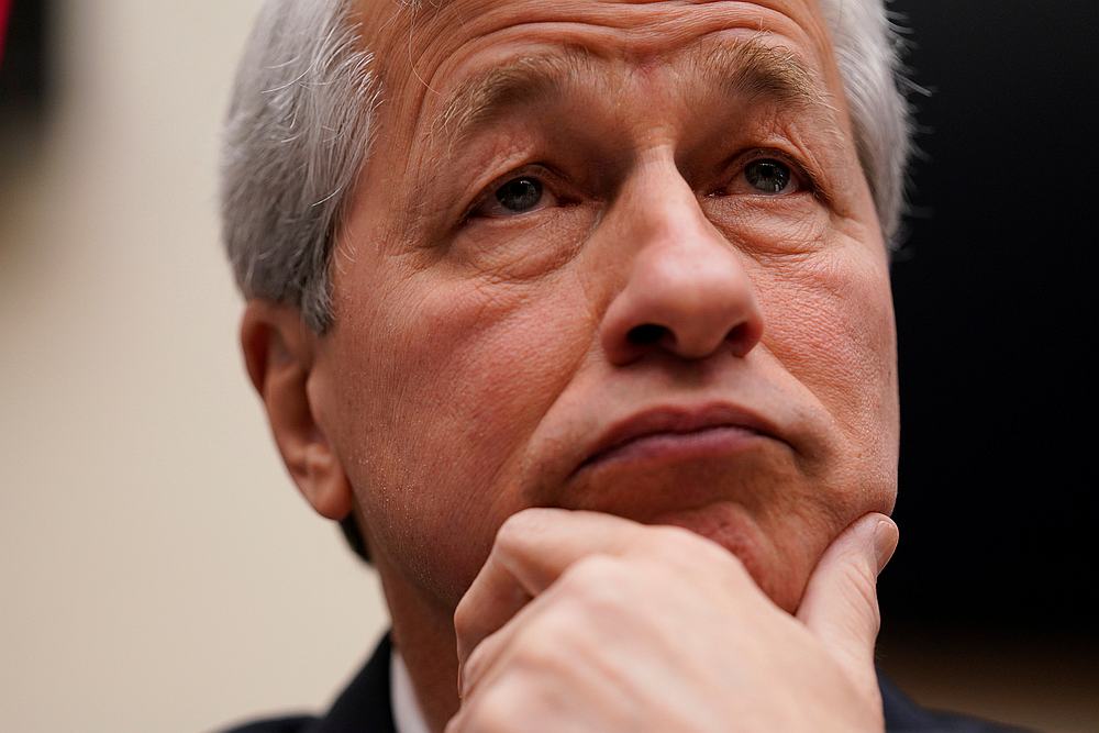 Jamie Dimon, chairman & CEO of JP Morgan Chase & Co, arrives to testify on Capitol Hill in Washington April 10, 2019. u00e2u20acu201d Reuters pic