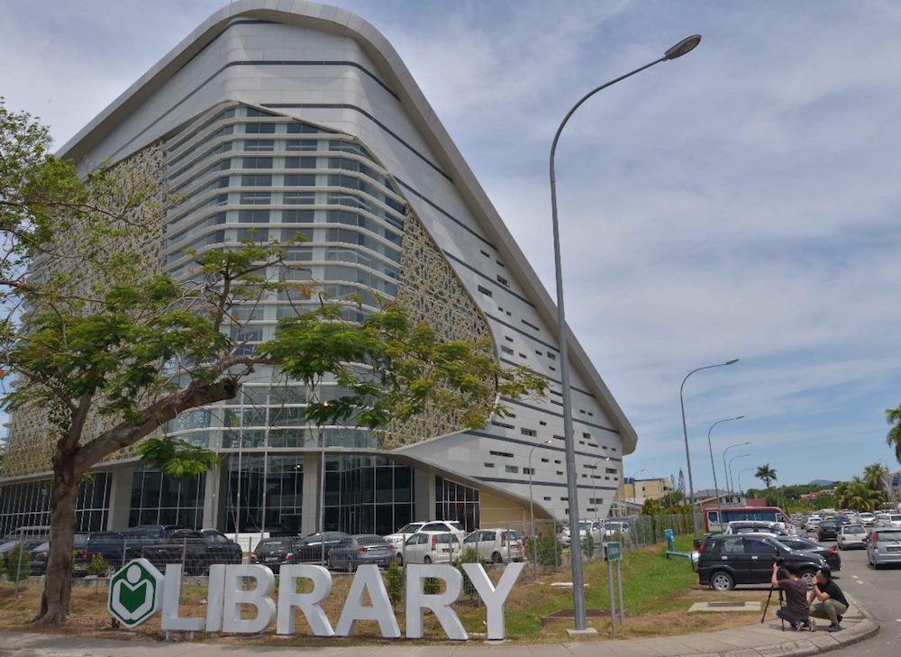The new Kota Kinabalu Library opened on April 1 in its own building after bidding goodbye to its home of seven years in a shopping mall. — Picture by Julia Chan