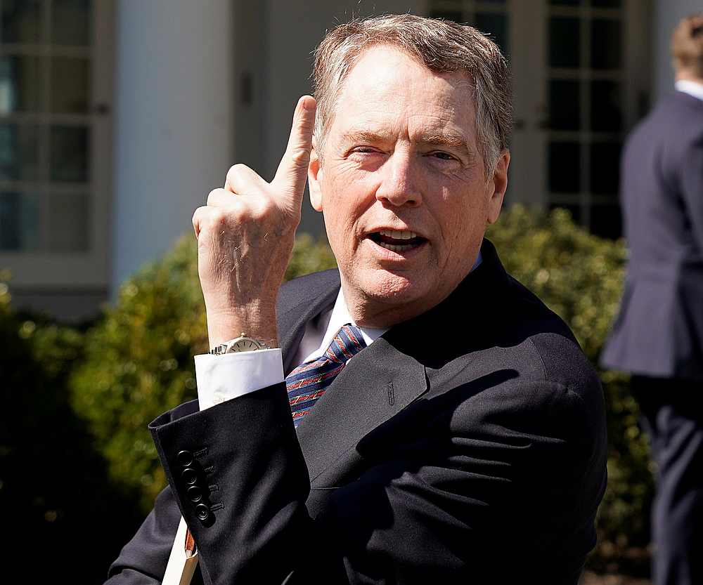 US Trade Representative Robert Lighthizer before joint news conference in the Rose Garden of the White House in Washington March 19, 2019. u00e2u20acu201d Reuters pic