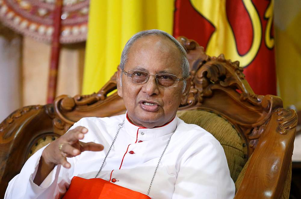 Cardinal Malcolm Ranjith, the archbishop of Colombo, attends a news conference at his residence in Colombo, April 26, 2019. u00e2u20acu201d Reuters pic