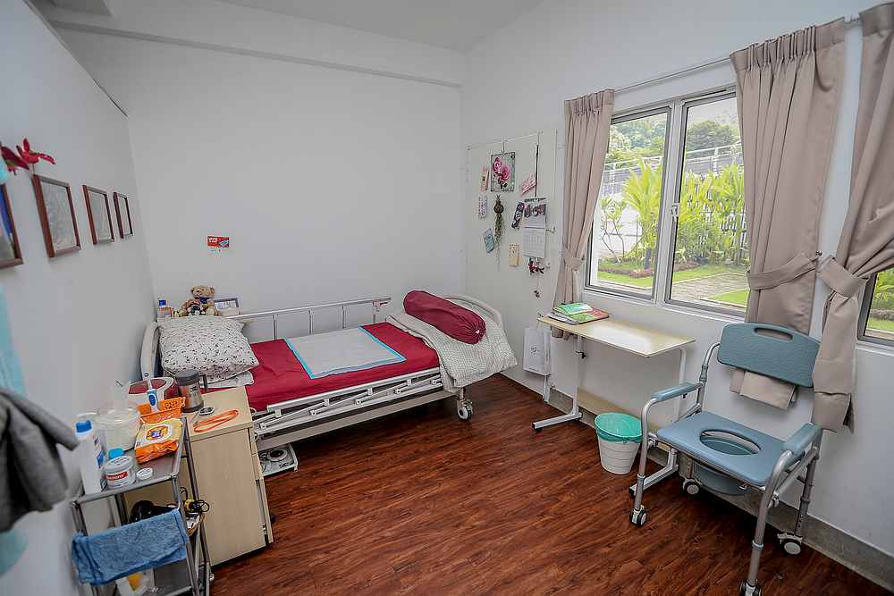 Residents have a private room each which they can decorate to their liking. — Picture by Firdaus Latif