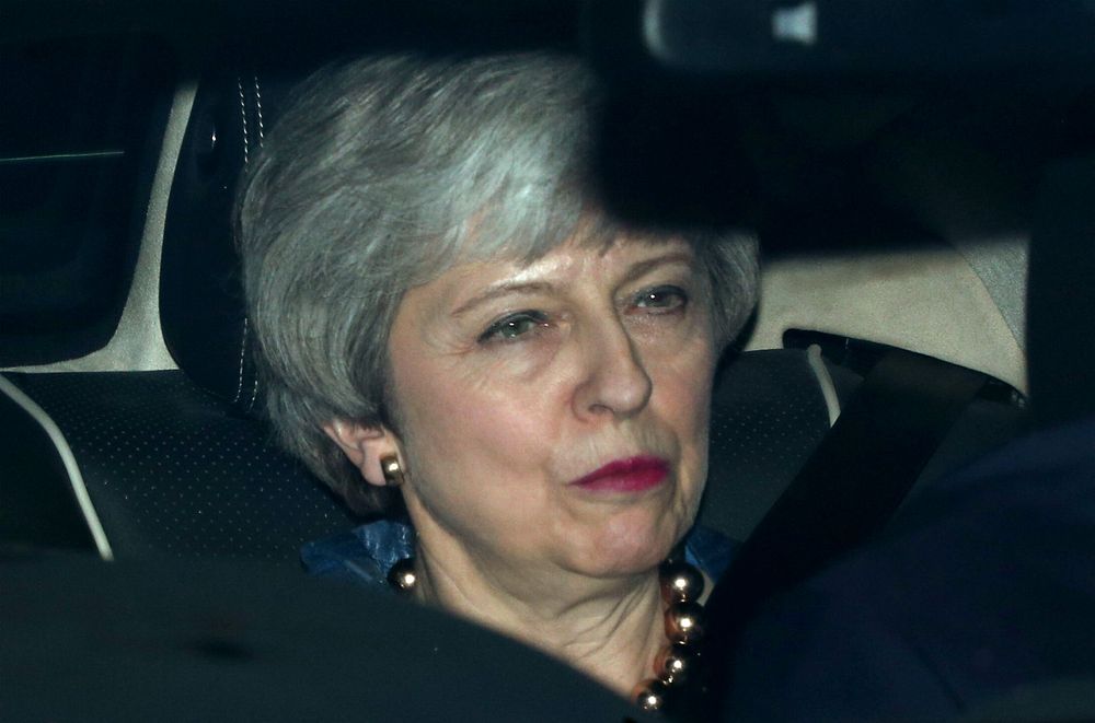 Britain's Prime Minister Theresa May leaves the Houses of Parliament in London April 3, 2019. u00e2u20acu201d Reuters pic