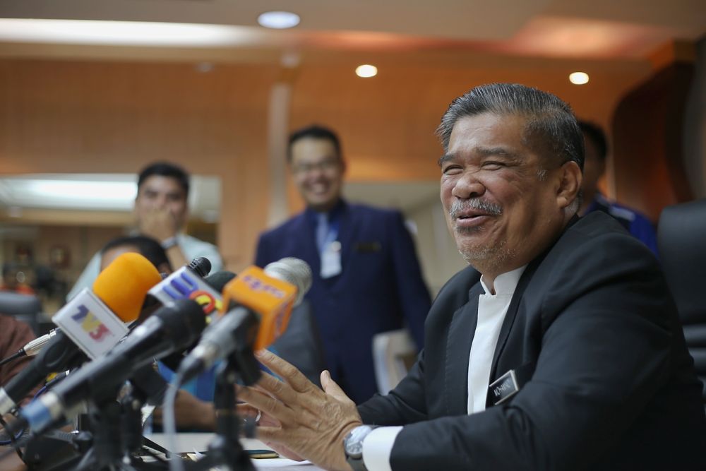 Defence Minister Mohamad Sabu speaks to reporters during a press conference in Kuala Lumpur April 19, 2019. u00e2u20acu201d Picture by Ahmad Zamzahuri