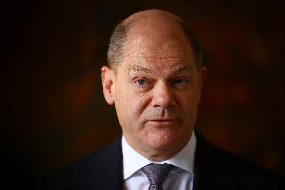 German Finance Minister Olaf Scholz attends a Reuters interview in Berlin, Germany April 10, 2019. u00e2u20acu201d Reuters pic