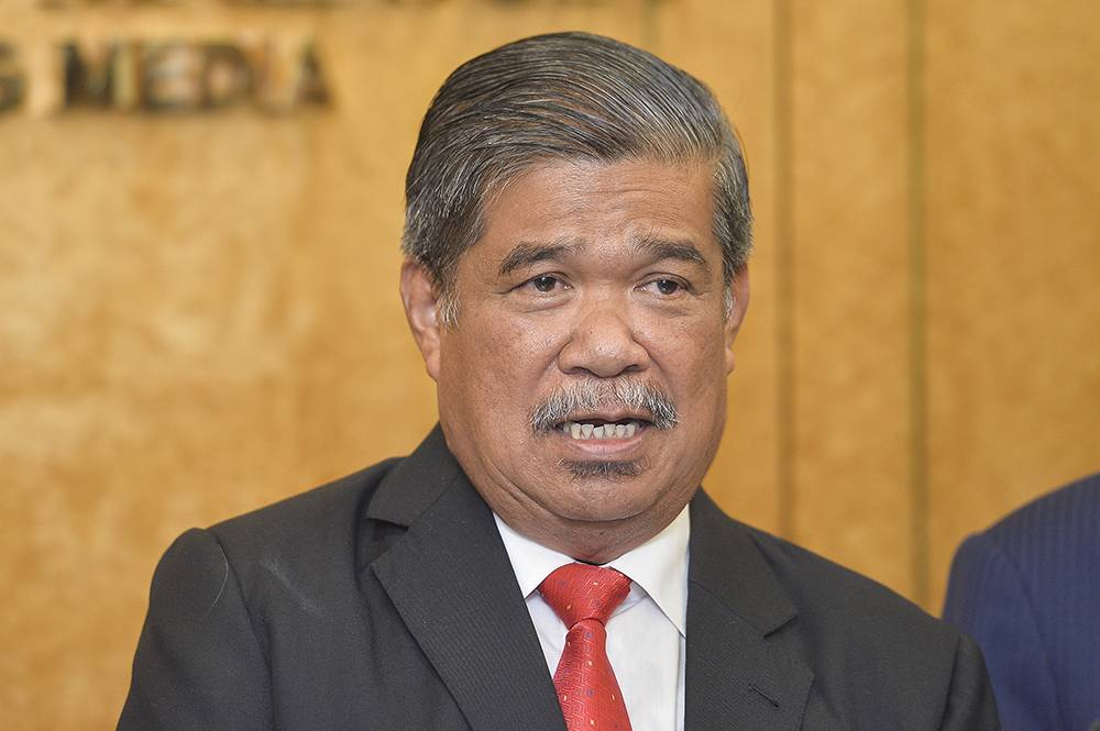 Defence Minister Muhamad Sabu speaks during a press conference at Parliament on April 11, 2019. u00e2u20acu2022 Picture by Miera Zulyana