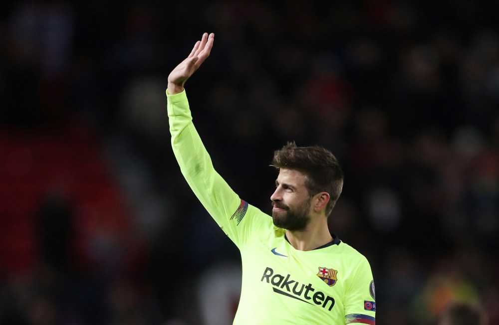 Barcelona's Gerard Pique says he hopes the Davis Cup will become a 'party around tennis'. ― Reuters pic