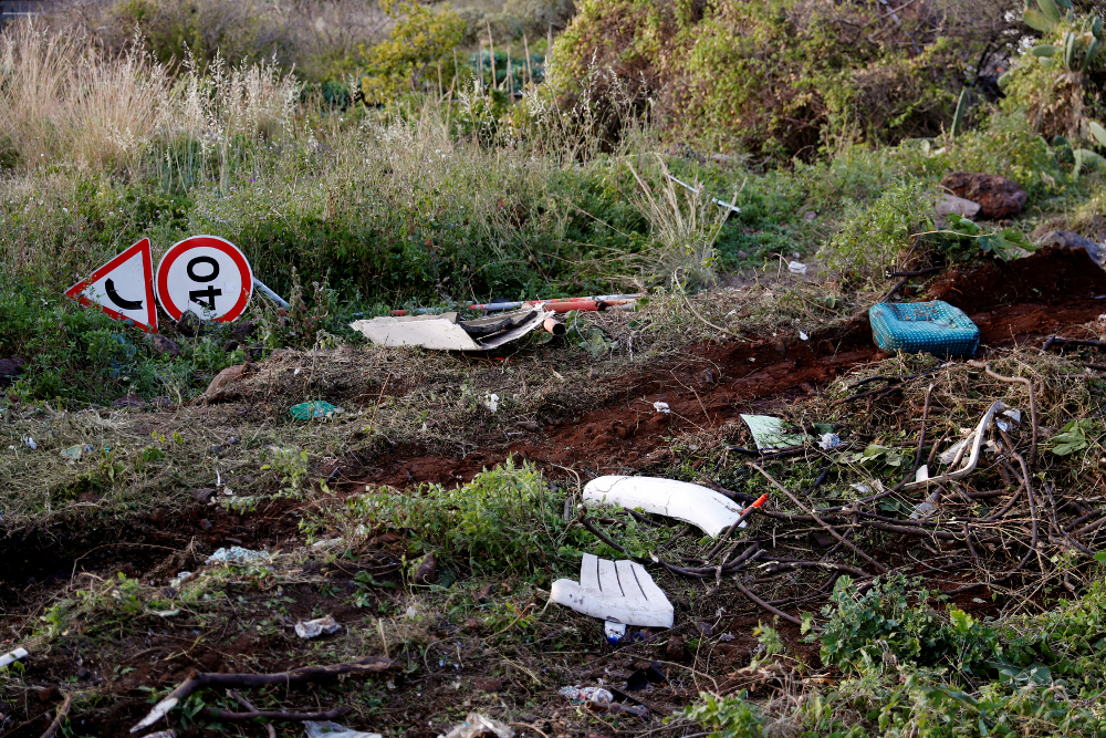 The site of a bus accident is seen in Canico, in the Portuguese island of Madeira, April 18, 2019. u00e2u20acu201d Reuters pic