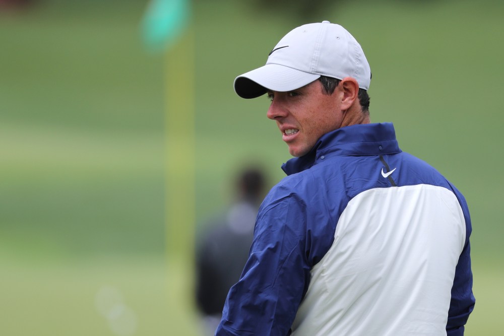 Rory McIlroy stands on the practice area during the second day of practice for the 2019 Masters golf tournament at the Augusta National Golf Club in Augusta April 9, 2019. u00e2u20acu2022 Reuters pic