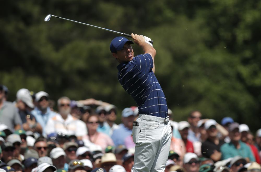 Rory McIlroy hits off the 12th tee during first round play of the 2019 Masters golf tournament at Augusta National Golf Club in Augusta April 11, 2019. u00e2u20acu2022 Reuters pic