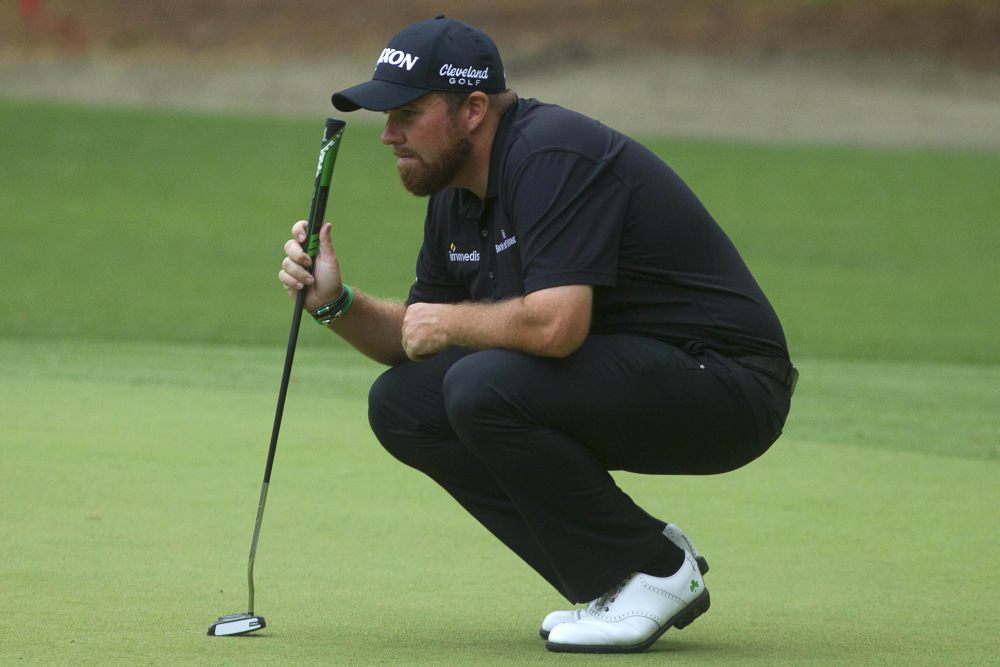 Shane Lowry inspects the green of the fifteenth hole during the second round of the RBC Heritage golf tournament at Harbour Town Golf Links. u00e2u20acu2022 Picture by Joshua S. Kelly-USA TODAY Sports via Reuters