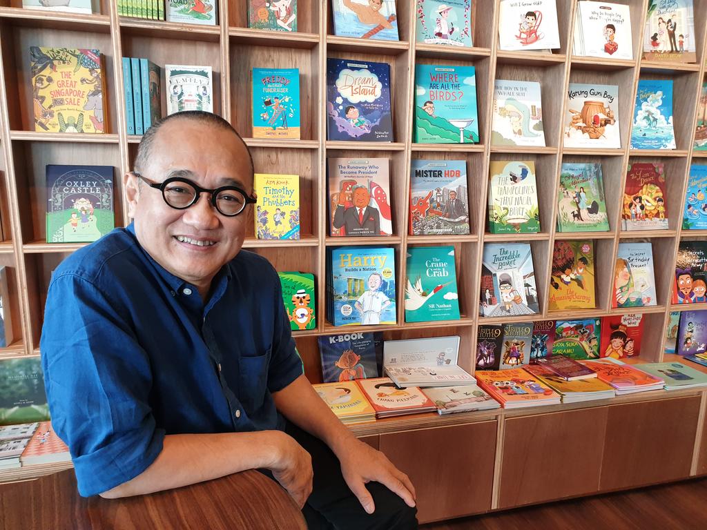 Owner of Huggs-Epigram Coffee Bookshop and founder of publishing firm Epigram Books Edmund Wee, 66, said his store was borne out of a strong desire to see Singapore titles get the recognition they deserved. u00e2u20acu201d TODAY pic
