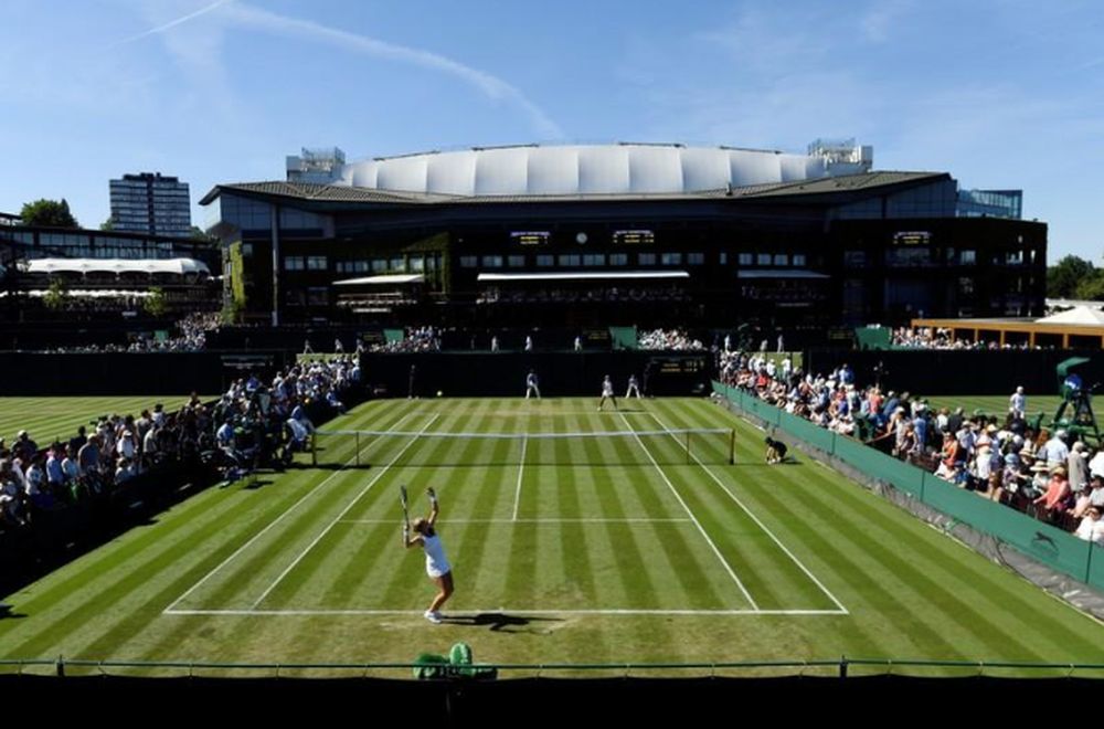 General view during the first round of the Wimbledon Tennis championship at the All England Lawn Tennis and Croquet Club, London, July 2, 2018. u00e2u20acu201d Reuters pic