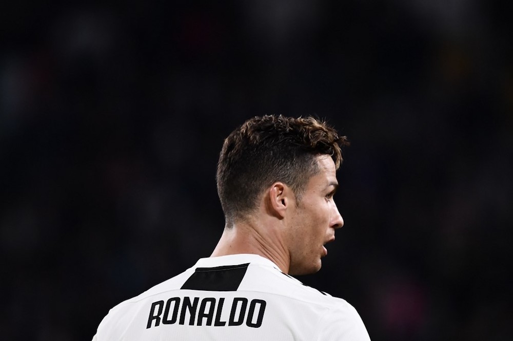 Juventusu00e2u20acu2122 Cristiano Ronaldo looks on during the Serie A match with Torino at the Allianz Stadium in Turin May 3, 2019. u00e2u20acu201d AFP pic