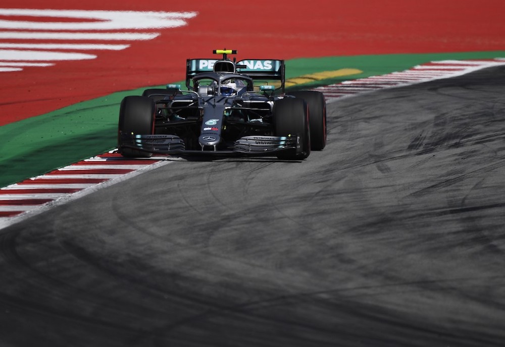 Mercedes driver Valtteri Bottas drives during the second practice session at the Circuit de Catalunya in Montmelo May 10, 2019, ahead of the Spanish Formula One Grand Prix. u00e2u20acu201d AFP pic