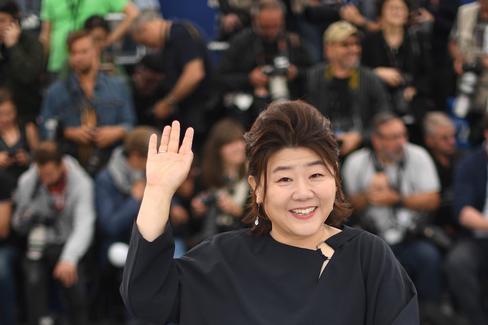 South Korean actress Lee Jeong-eun poses during a photocall for the film u00e2u20acu02dcParasiteu00e2u20acu2122 at the 72nd edition of the Cannes Film Festival in Cannes May 22, 2019. u00e2u20acu201c AFP pic