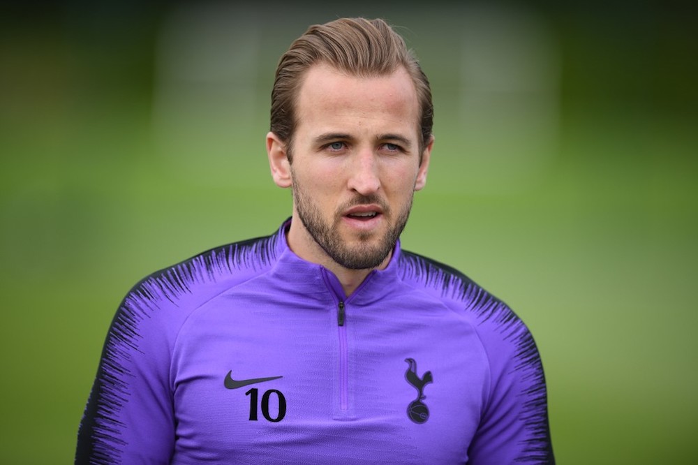 Tottenham Hotspuru00e2u20acu2122s Harry Kane attends a team training session at Enfield Training Centre in north London May 27, 2019. u00e2u20acu201d AFP pic