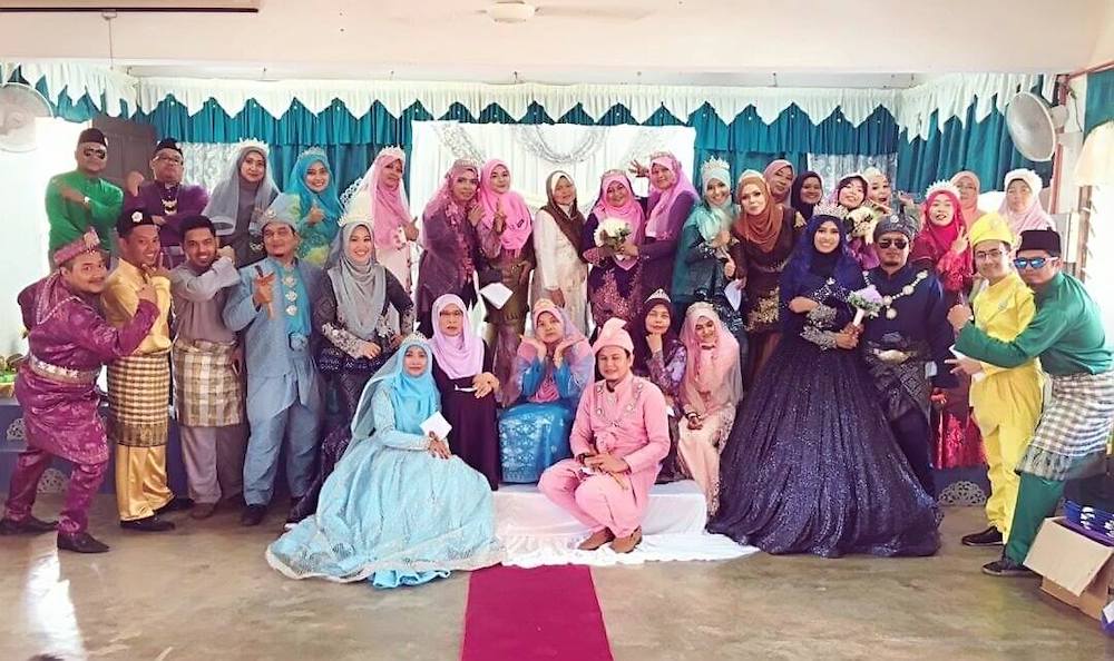 Their big day, as teachers, though they seem ready for THAT big day too. — Facebook/SK Chini 2
