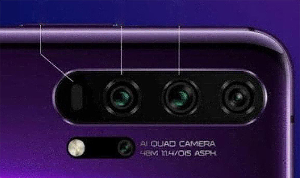 The Honor 20 series will come with at least three cameras at the rear. u00e2u20acu201d Picture via SoyaCincau 