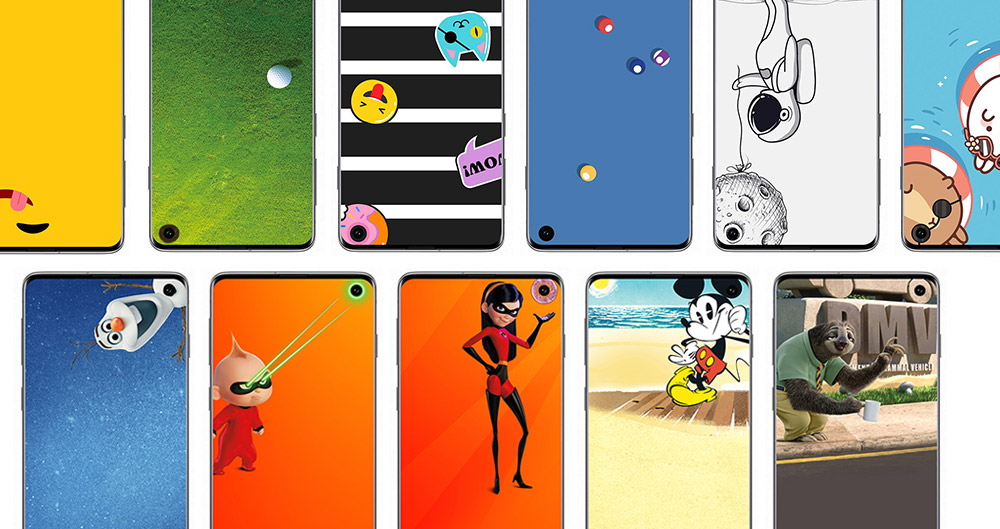 Teaming up with Disney and Pixar, the wallpapers include popular characters from The Incredibles, Frozen and Zootopia. u00e2u20acu201d SoyaCincau pic