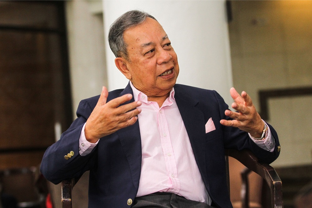 Interview session with former chief secretary Tan Sri Alwi Jantan at Royal Lake Club in Kuala Lumpur August 25, 2017. u00e2u20acu201d Picture by Shafwan Zaidon 