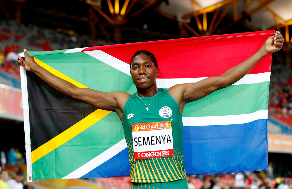 Gold medallist Caster Semenya of South Africa celebrates after winning the Womenu00e2u20acu2122s 1,500m Final at the Gold Coast 2018 Commonwealth Games April 10, 2018. u00e2u20acu201d Reuters pic
