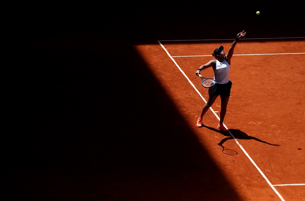 Naomi Osaka in action during her quarter final match against Belinda Bencic at the Madrid Open May 9, 2019. u00e2u20acu201d Reuters pic