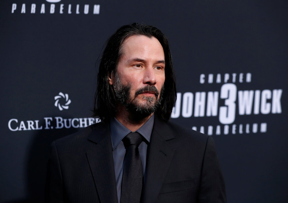 Keanu Reeves arrives for a screening of the movie u00e2u20acu02dcJohn Wick: Chapter 3 u00e2u20acu201c Parabellumu00e2u20acu2122 in Los Angeles May 15, 2019. u00e2u20acu201d Reuters pic