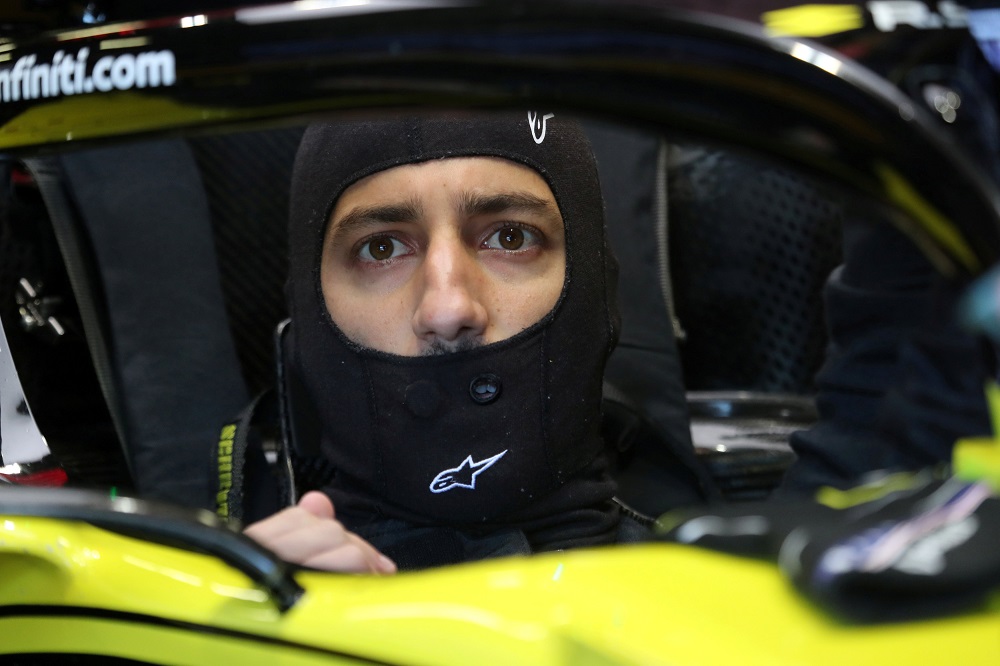 Renaultu00e2u20acu2122s Daniel Ricciardo before the Azerbaijan Grand Prix race at Baku City Circuit April 28, 2019. u00e2u20acu201d Reuters pic
