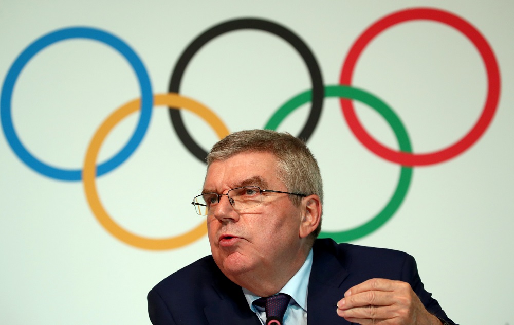 Thomas Bach, President of the International Olympic Committee attends a news conference after an Executive Board meeting in Lausanne May 22, 2019. u00e2u20acu201d Reuters pic