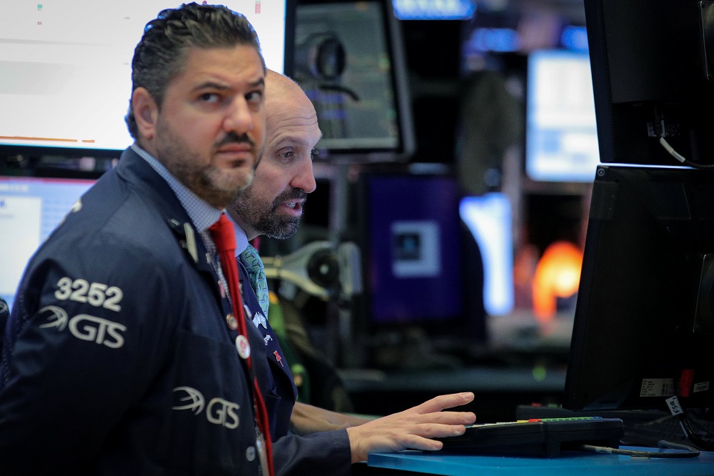 Traders work on the floor at the New York Stock Exchange May 23, 2019. u00e2u20acu201d Reuters pic 