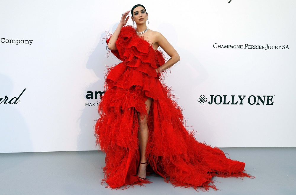 Dua Lipa poses at the red carpet at the 72nd Cannes Film Festival in Antibes, France May 23, 2019. u00e2u20acu201d Reuters pic
