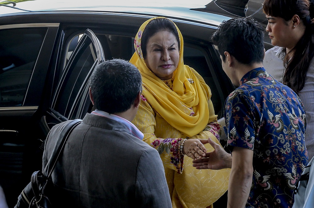 Datin Seri Rosmah Mansor arrives at the Kuala Lumpur Court Complex May 2, 2019. u00e2u20acu201d Picture by Firdaus Latif