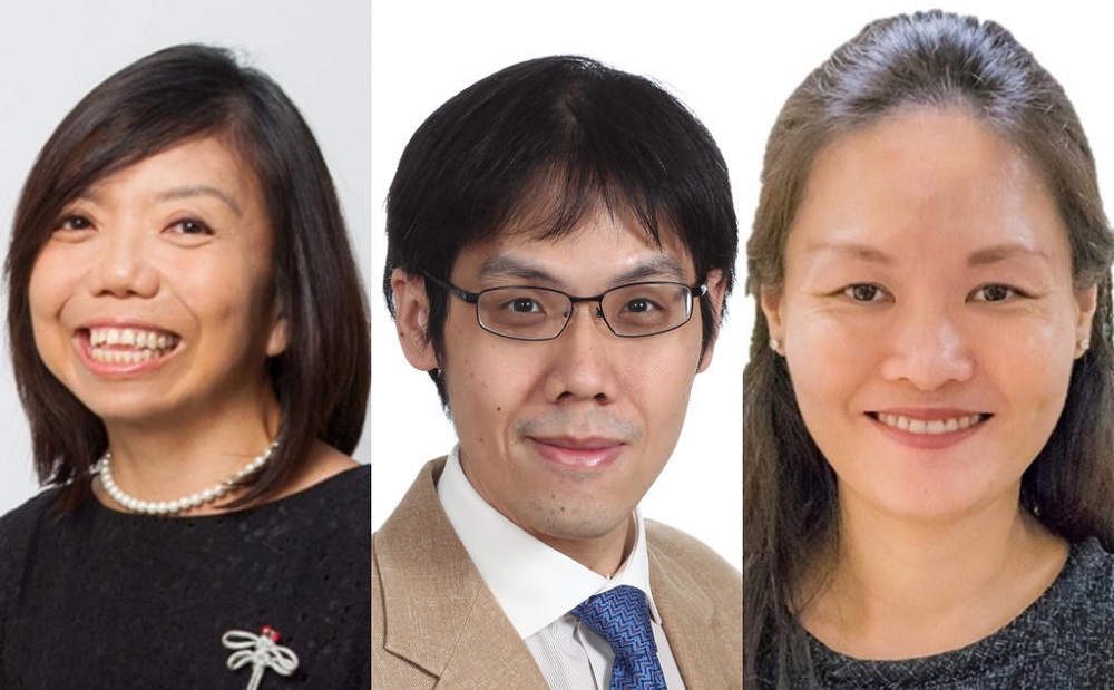 Singapore Nominated MPs (from left) Anthea Ong, Walter Theseira and Irene Quay. u00e2u20acu201d TODAY pic