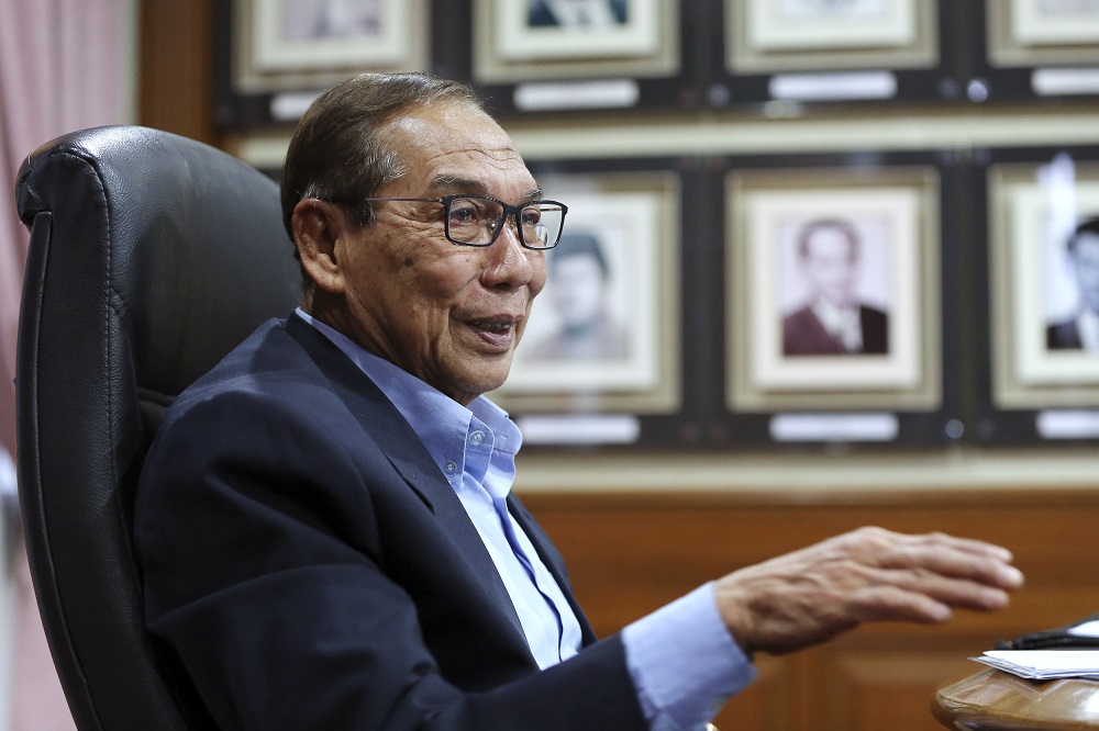 Electoral Reform Committee chairman Tan Sri Ab Rashid Ab Rahman speaks during a press conference in Kuala Lumpur May 4, 2019. u00e2u20acu201d Picture by Yusof Mat Isa
