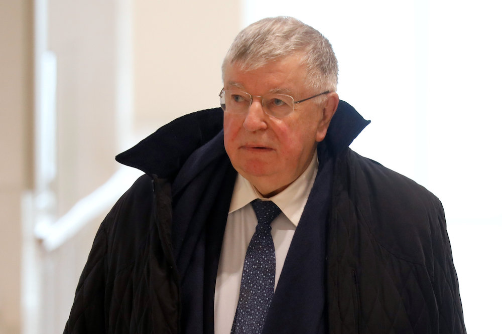 Didier Lombard, former CEO of France Telecom, arrives to attend the trial of French group France Telecom at the Paris criminal court, France, May 6, 2019. u00e2u20acu201d Reuters picnn