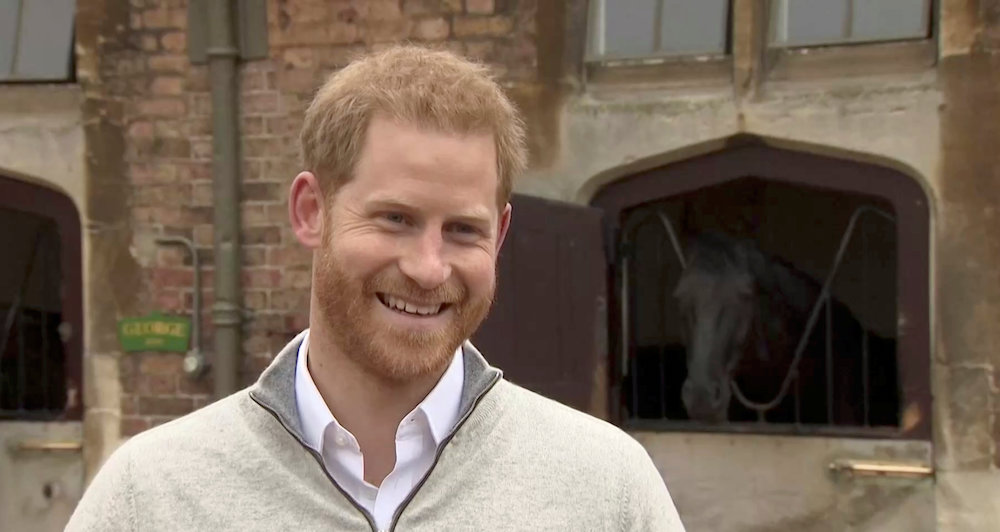 Britain's Prince Harry addresses the media after his wife Meghan, Duchess of Sussex, gave birth to their firstborn son, outside Windsor in London May 6, 2019 in this still image taken from Reuters TV. u00e2u20acu201d Reuters picnn
