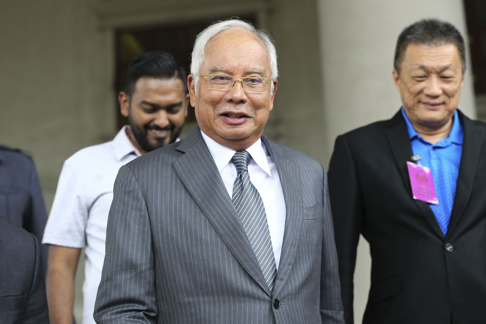 Datuk Seri Najib Razak leaves the Kuala Lumpur Court Complex May 8, 2019. u00e2u20acu201d Picture by Yusof Mat Isa