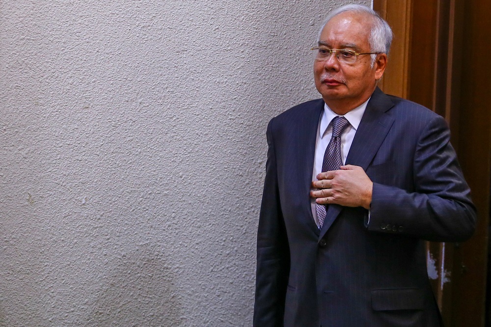 Datuk Seri Najib Razak at the Duta Court in Kuala Lumpur May 9, 2019. u00e2u20acu201d Picture by Hari Anggara