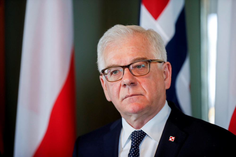 nPoland's Minister of Foreign Affairs Jacek Czaputowicz in Oslo, Norway May 8, 2019. u00e2u20acu201d Reuters picn