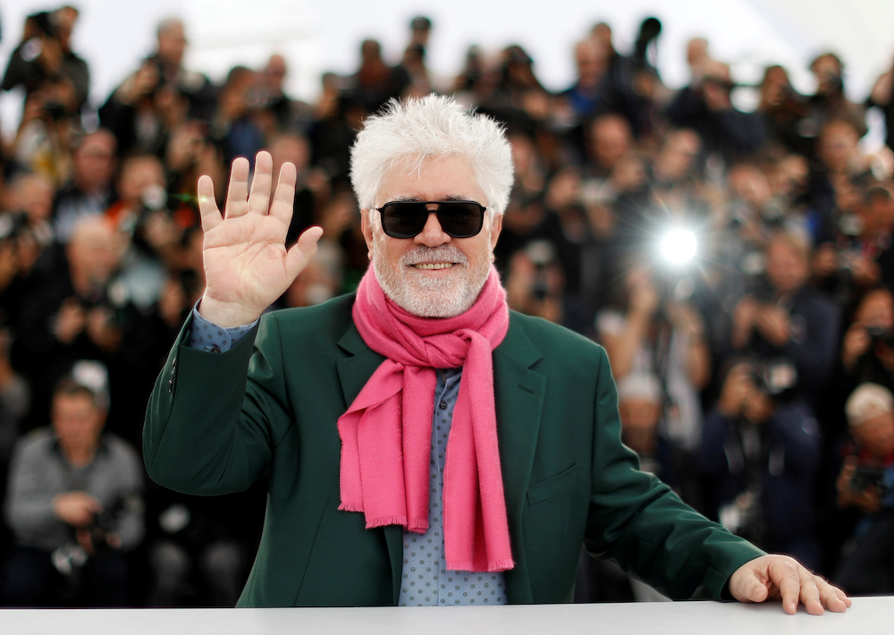 Director Pedro Almodovar poses during the photocall for the film u00e2u20acu02dcPain and Gloryu00e2u20acu2122 (Dolor y Gloria) in competition at the 72nd Cannes Film Festival in Cannes May 18, 2019. u00e2u20acu201d Reuters pic