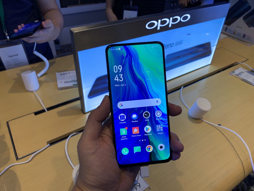 The Oppo Reno that comes with 6GB RAM and 256GB of storage is officially priced at RM1,999. u00e2u20acu201d SoyaCincau pic