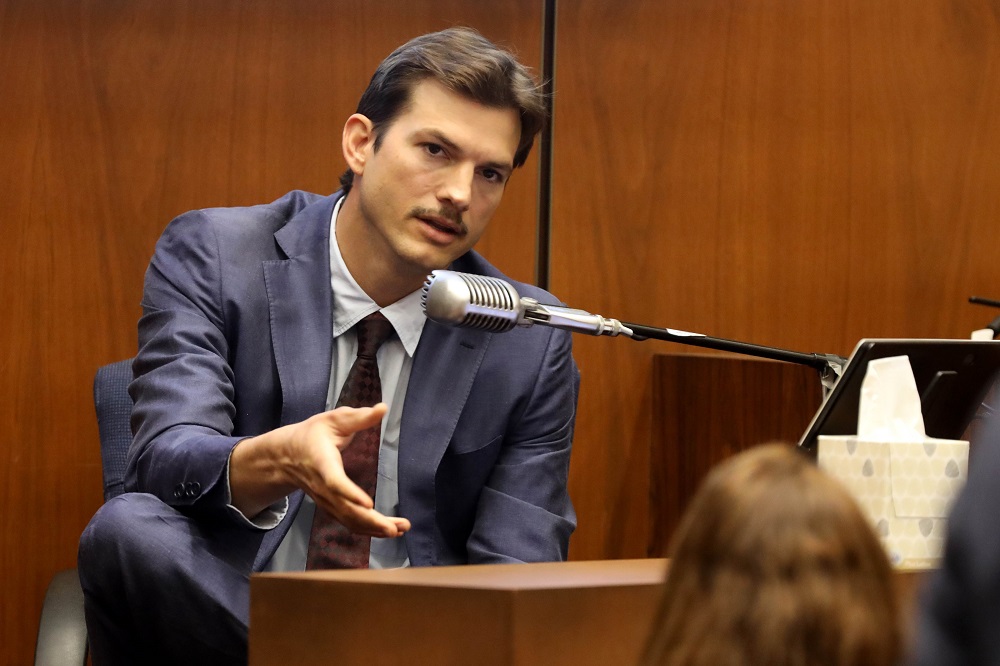 Ashton Kutcher testifies during the trial of alleged serial killer Michael Gargiulo, known as the Hollywood Ripper, at the Clara Shortridge Foltz Criminal Justice Centre in Los Angeles, California May 29, 2019. u00e2u20acu201d AFP pic           