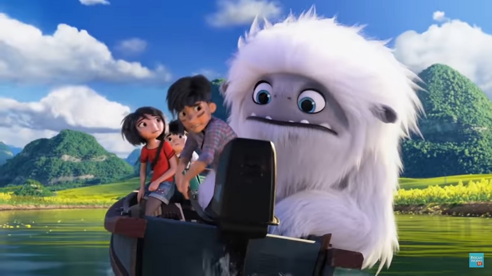 A screengrab from upcoming animated u00e2u20acu02dcAbominableu00e2u20acu2122 that features the voice cast of Chloe Bennet, Albert Tsai, Eddie Izzard, Sarah Paulson and Tenzing Norgay Trainor.