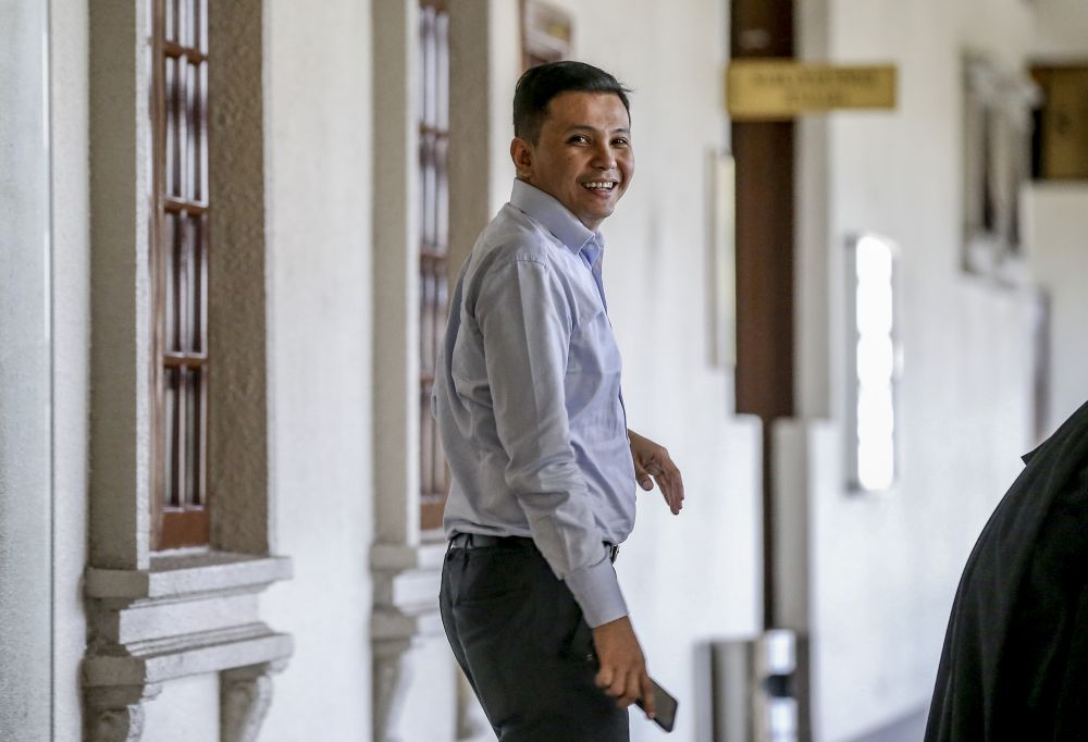 Amirul Imran testified to being put under pressure to expedite the process for the lending of KWAP funds to SRC International. — Picture by Firdaus Latif