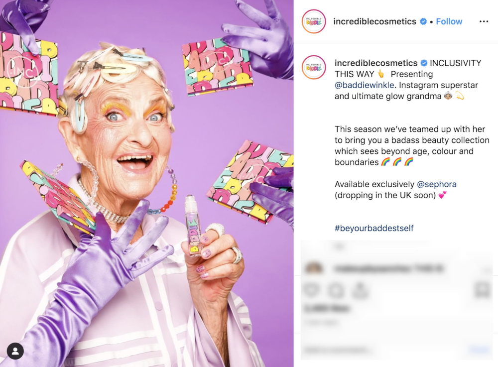 Inc.redible Cosmetics introduces beauty collaboration with Baddie Winkle. u00e2u20acu201dPicture from Instagram/incrediblecosmetics via AFP-Relaxnews 