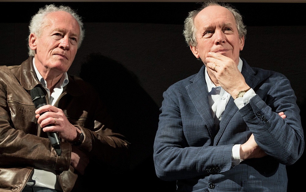 Belgium film directors Jean-Pierre (left) and Luc Dardenne speak during a conference on the Belgium film industry presented during the upcoming Cannes Film Festival, in Brussels April 23, 2019. u00e2u20acu201d AFP pic             