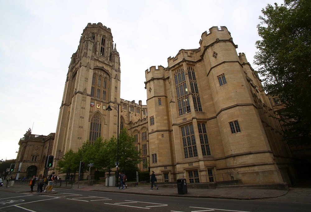The Wills Memorial Building, part of the University of Bristol, is pictured in Bristol, south west England May 16, 2019. u00e2u20acu201d AFP pic   