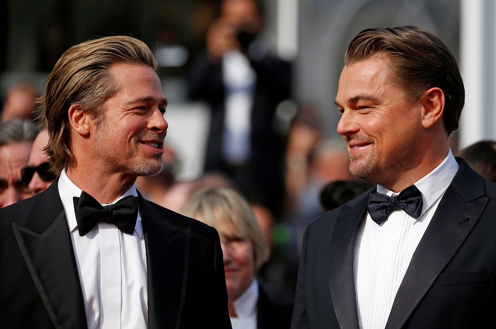Cast members Brad Pitt and Leonardo DiCaprio arrive for the screening of u00e2u20acu02dcOnce Upon a Time in Hollywoodu00e2u20acu2122 at the 72nd Cannes Film Festival in Cannes, France May 21, 2019. u00e2u20acu201d Reuters pic   