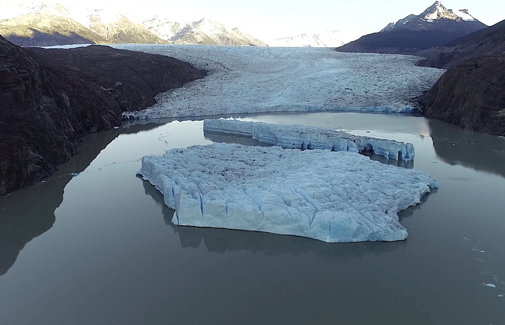 Two new icebergs are seen after breaking off from the Grey glacier in Aysen, Chileu00e2u20acu2122s Patagonia March 9, 2019. u00e2u20acu201d Ricardo Jana/Courtesy of Chilean Antarctic Institute/ Reuters pic           